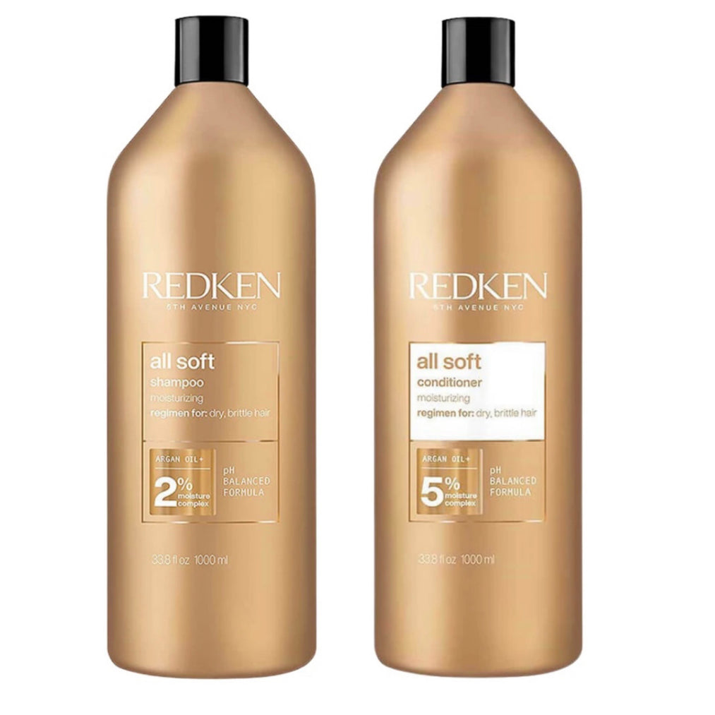 Redken All Soft Shampoo & Conditioner 1000ml