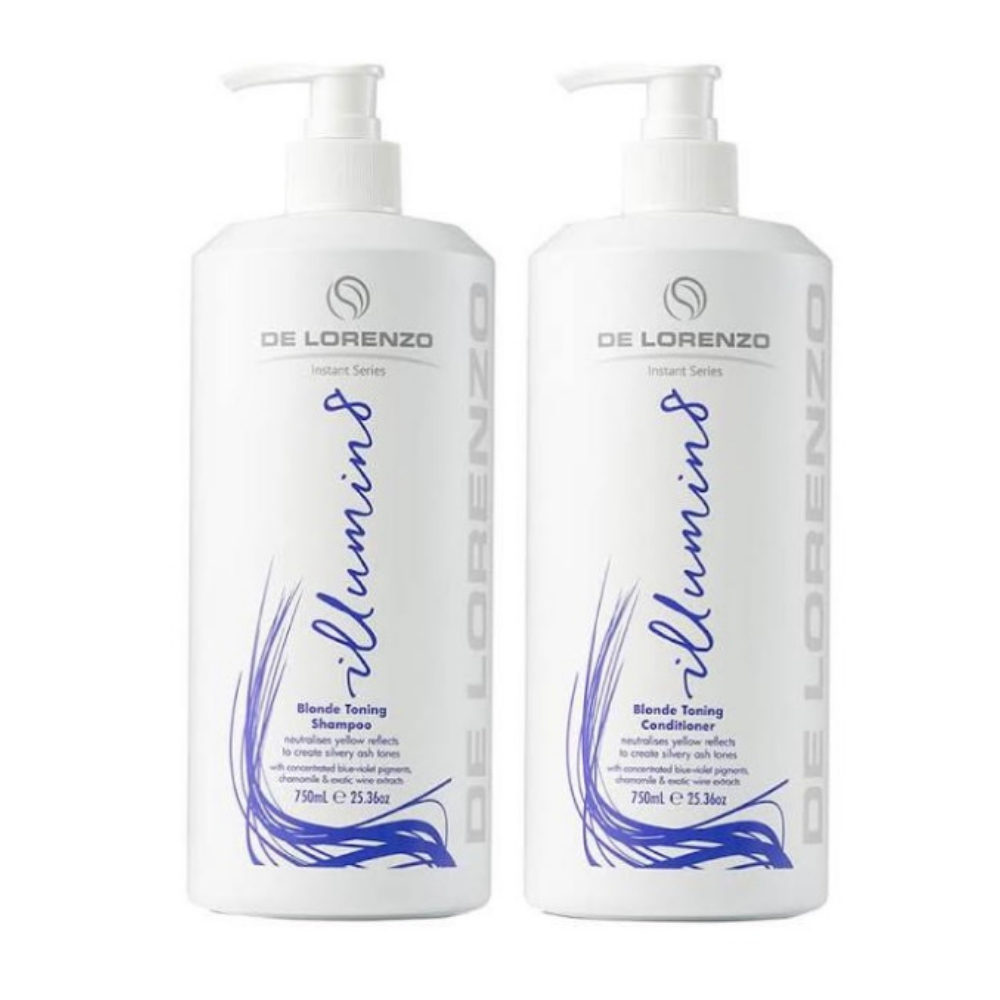 De Lorenzo Instant Illumin8 Shampoo & Conditioner 750ml
