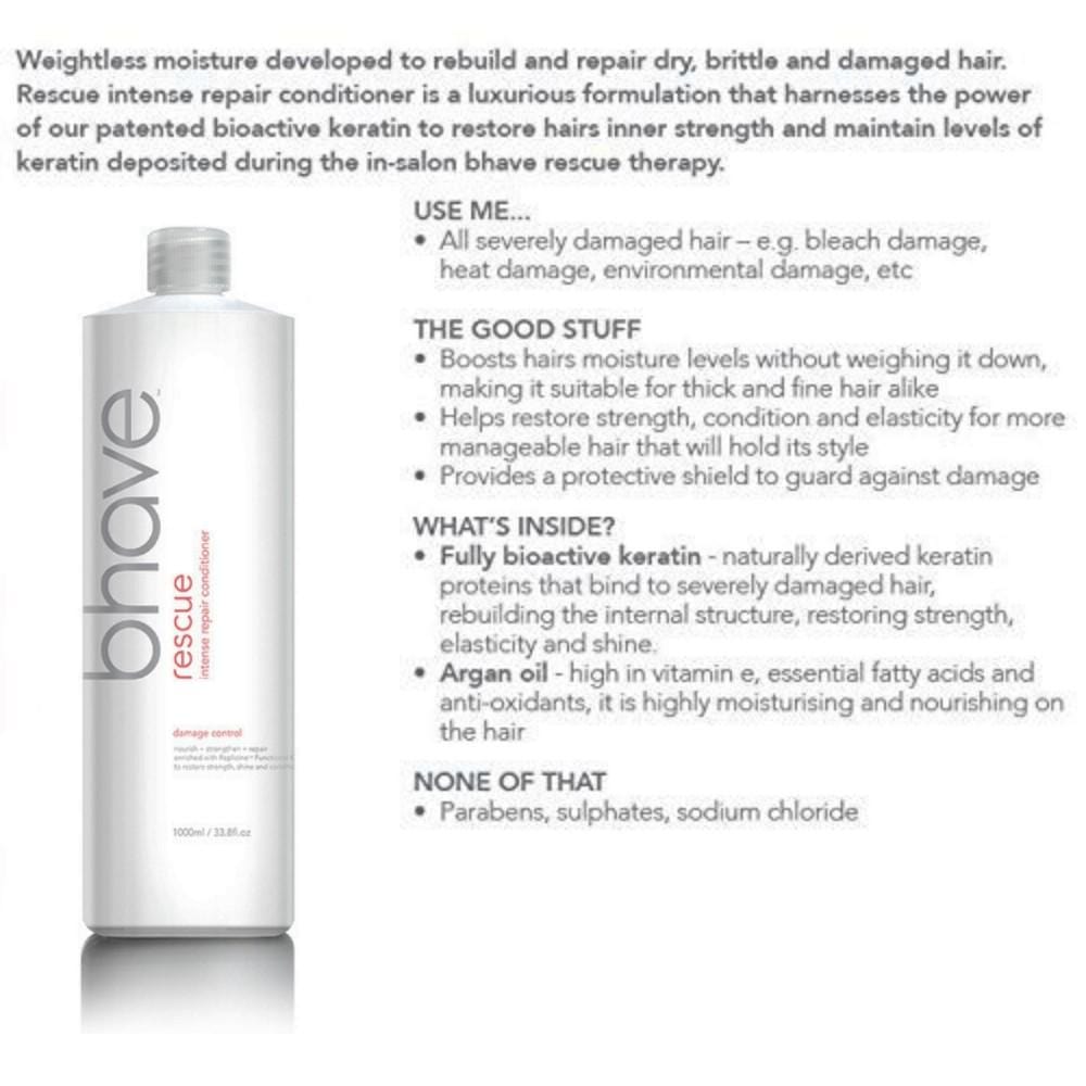 Bhave Conditioner/Mask Bhave Rescue Intense Repair Conditioner 1000ml