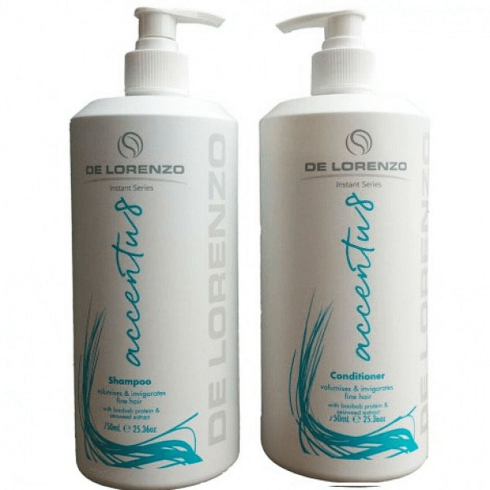 De Lorenzo Packs De Lorenzo Instant Accentu8 Shampoo & Conditioner 750ml